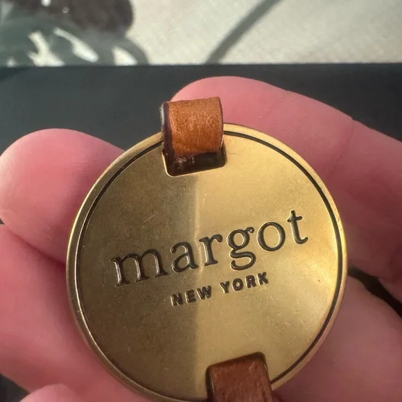 Margot Gold Charm with Brown Leather Strap - Picture 3 of 9